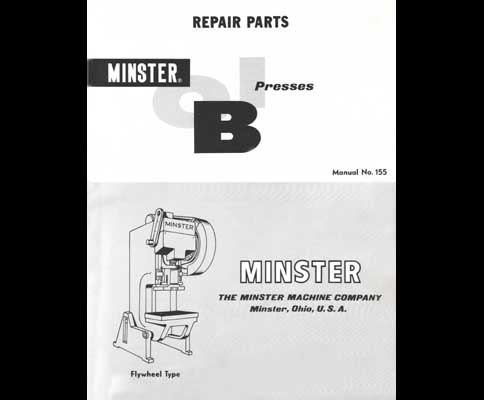 Minster OBI Parts Manual 155
