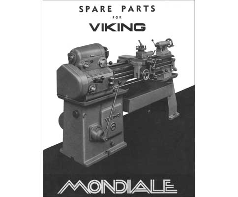 Mondiale Viking Lathe Parts Manual