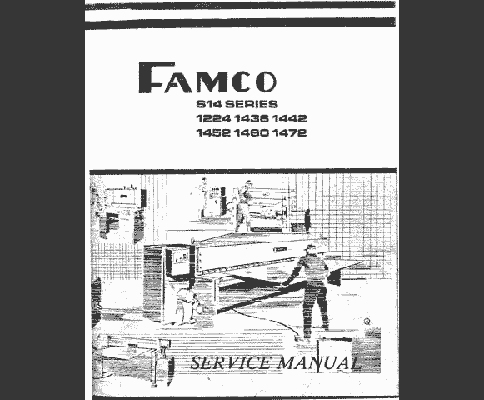 Famco S14 Series Shear Service Manual